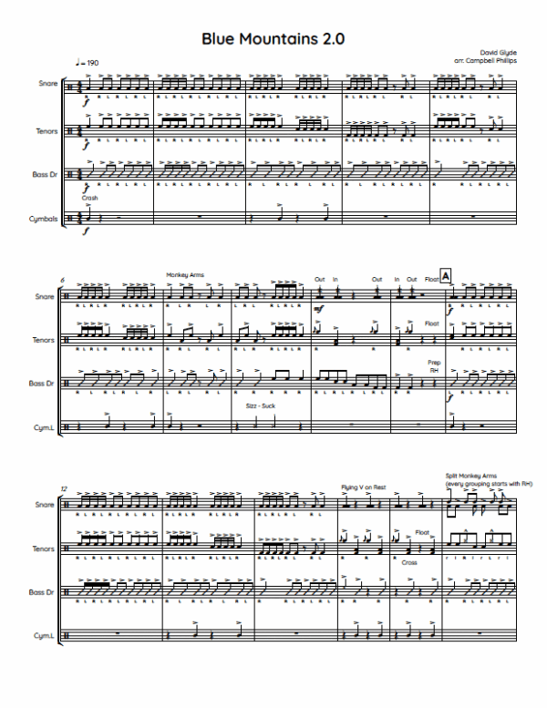 Lvl 3 - Blue Mountains 2.0 - arr. C. Phillips - Image 3