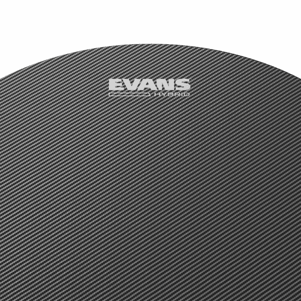 14" Evans Hybrid Grey Marching Snare Batter - Image 3