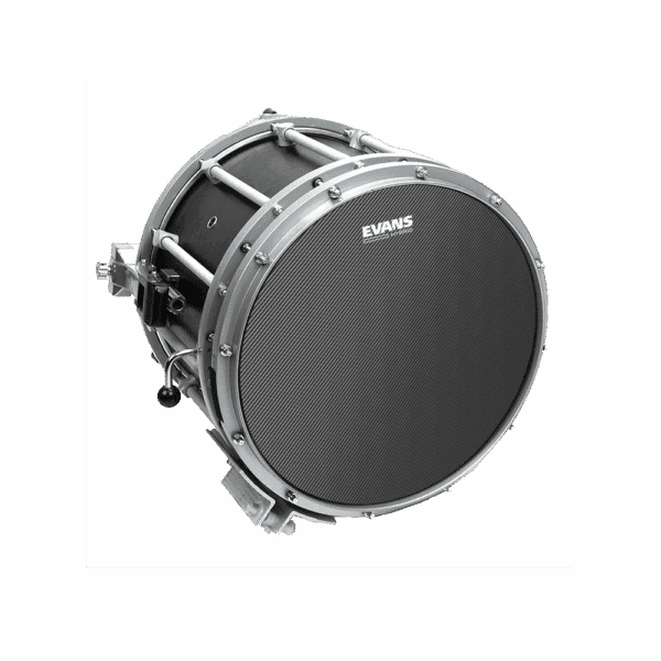 14" Evans Hybrid Grey Marching Snare Batter - Image 2