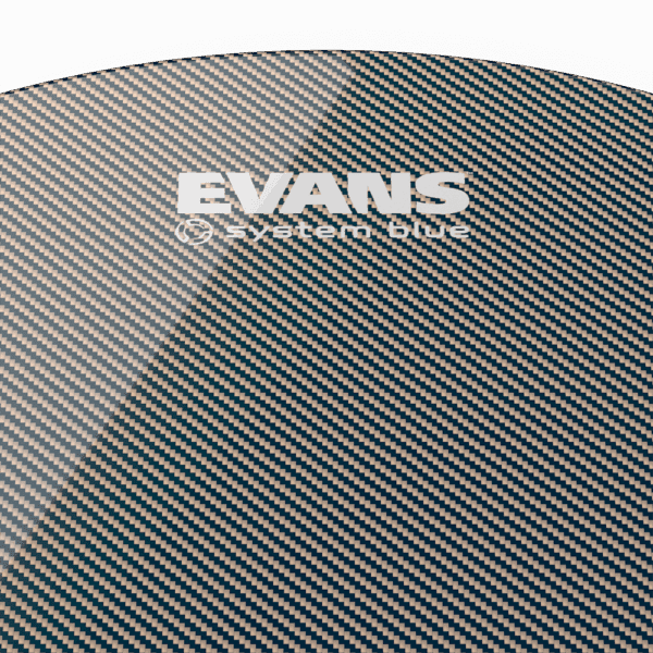 14" Evans System Blue Marching Snare Batter - Image 3